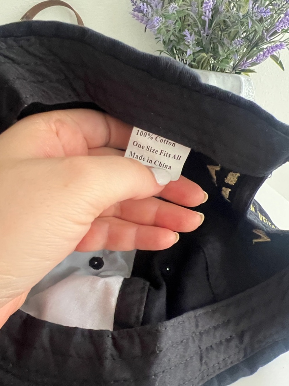 Hamilton The Musical Black Embroidered Baseball Cap - Picture 5 of 6